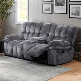 Hieronymus Manual Loveseat Model Fm64001Dg-Lv-M By Furniture Of America